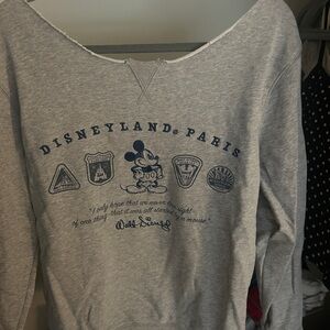 Disneyland Paris Gray Sweatshirt